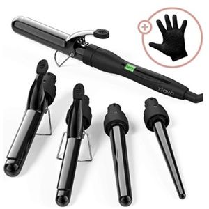 xtava 5 in 1 Professional Curling Wand and Curling